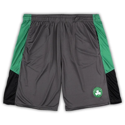 Short Fanatics gris Boston Celtics pour hommes, grandes et
