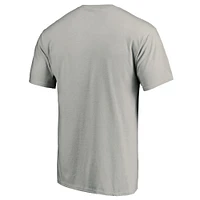 Men's Fanatics Heathered Gray Boston Celtics Primary Team Logo T-Shirt