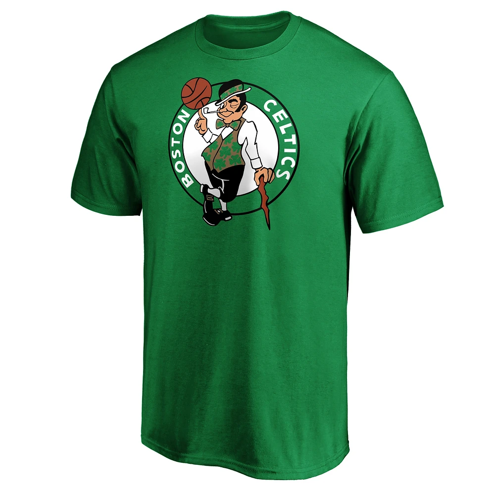 Men's Fanatics Tacko Fall Kelly Green Boston Celtics Playmaker Name & Number T-Shirt