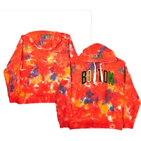 Men's FISLL Boston Celtics Tie-Dye Pullover Hoodie
