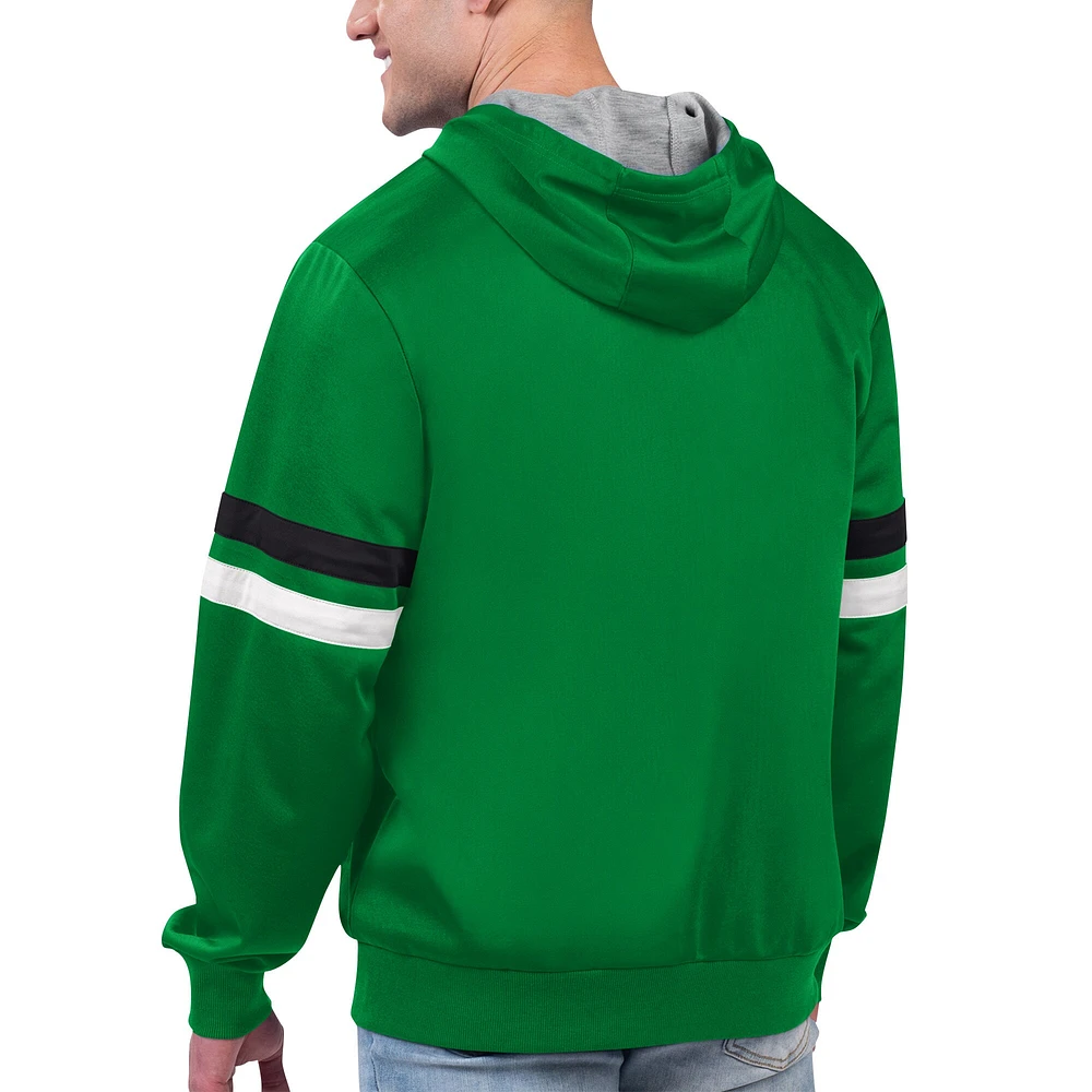 Men's G-III Sports by Carl Banks Kelly Green Boston Celtics Contender Full-Zip Hoodie Jacket