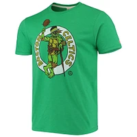 Men's Homage Kelly Green Boston Celtics NBA x Teenage Mutant Ninja Turtles Tri-Blend T-Shirt