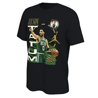 Men's Jordan Brand Jayson Tatum Black Boston Celtics Player T-Shirt