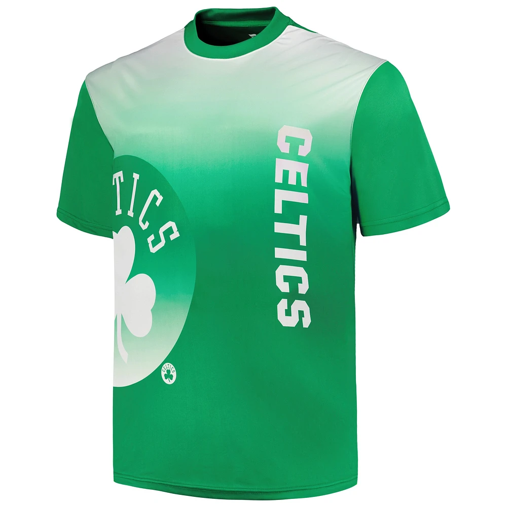 Men's Kelly Green Boston Celtics Big & Tall Sublimated T-Shirt