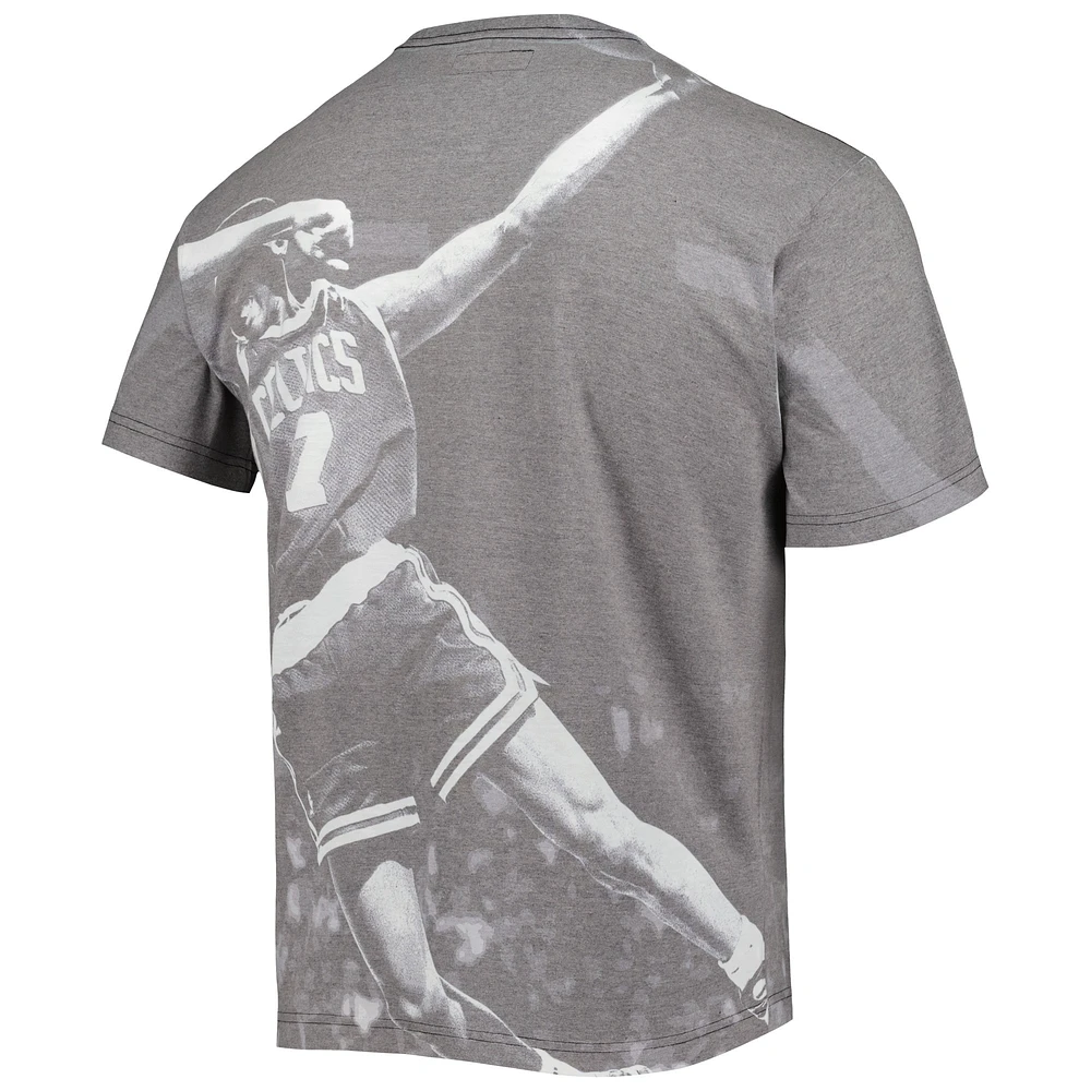 Men's Mitchell & Ness Dee Brown Heather Gray Boston Celtics Above The Rim T-Shirt