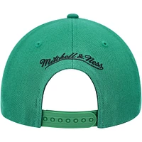 Men's Mitchell & Ness Kelly Green/Black Boston Celtics MVP Team Two-Tone 2.0 Stretch-Snapback Hat