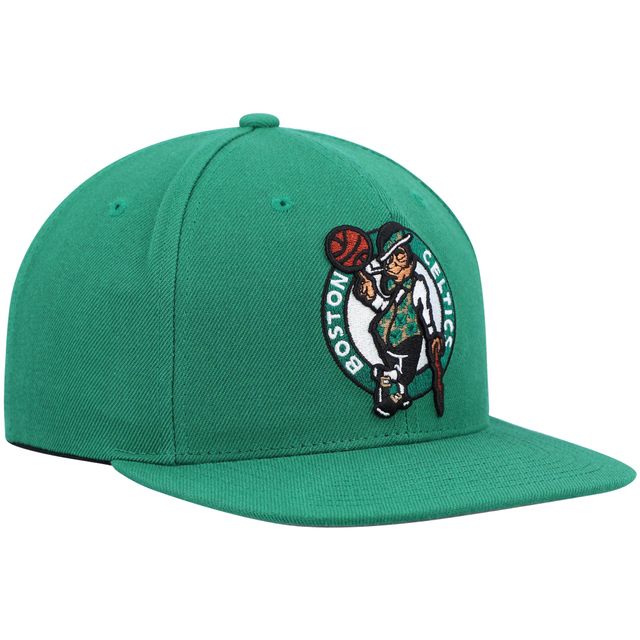 Casquette snapback Mitchell & Ness Kelly Green Boston Celtics Ground 2.0 pour homme