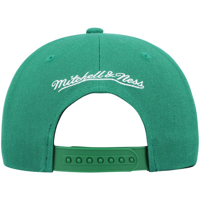 Casquette snapback Mitchell & Ness Kelly Green Boston Celtics Ground 2.0 pour homme