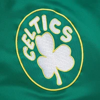 Men's Mitchell & Ness  Kelly Green Boston Celtics Hardwood Classic Primetime Full-Snap Satin Jacket