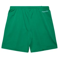 Short en maille vert Kelly de Mitchell & Ness pour homme Boston Celtics Hardwood Classics Gameday