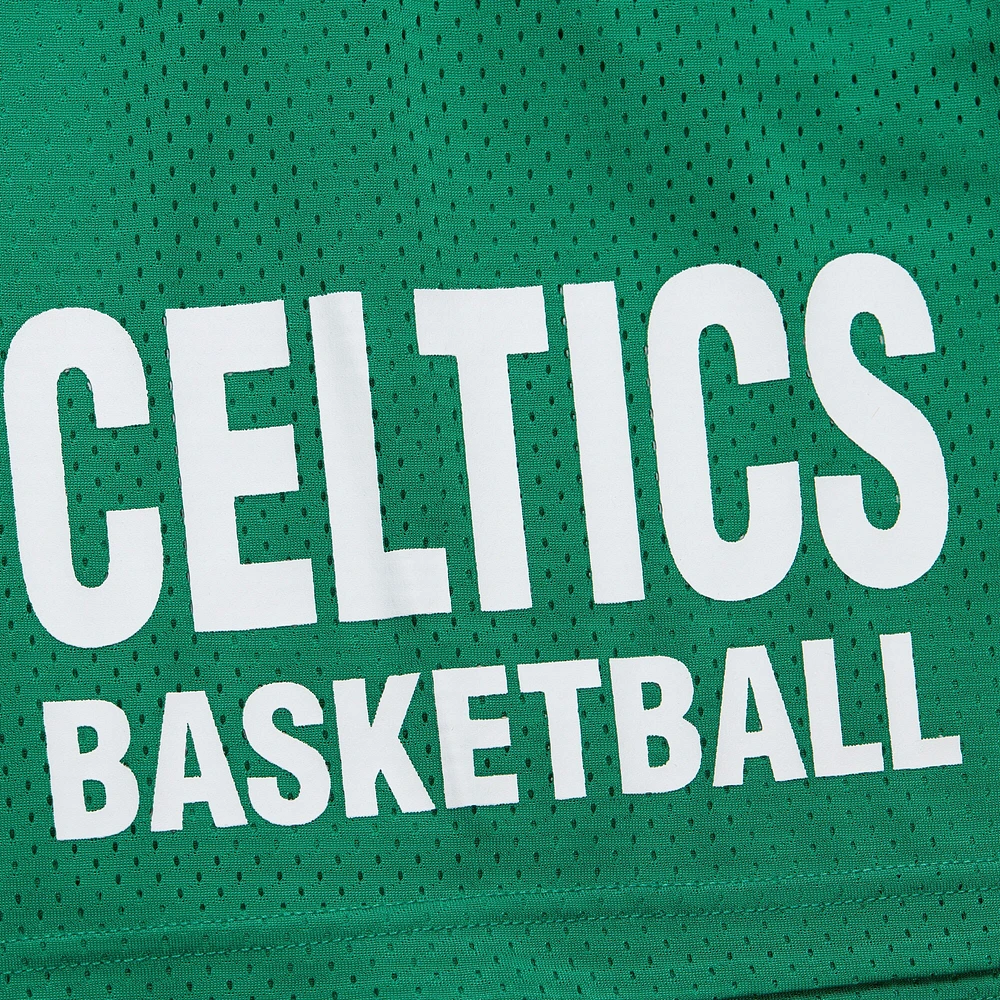 Short en maille vert Kelly de Mitchell & Ness pour homme Boston Celtics Hardwood Classics Gameday