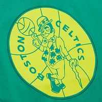 Men's Mitchell & Ness Kelly Green Boston Celtics Hardwood Classics Neon Nights Premium T-Shirt