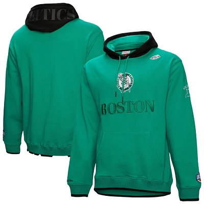 Sweat à capuche Mitchell & Ness Kelly Green Boston Celtics Hardwood Classics Team OG 3.0 pour homme