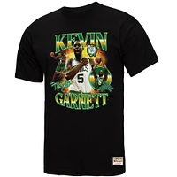 Men's Mitchell & Ness Kevin Garnett Black Boston Celtics Collage T-Shirt