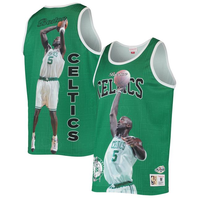 Débardeur de joueur Mitchell & Ness Kevin Garnett Kelly vert Boston Celtics Hardwood Classics pour hommes