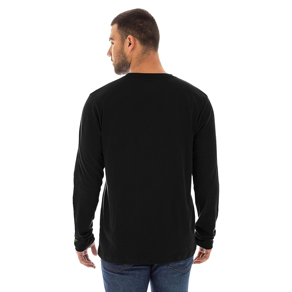 Men's New Era  Black Boston Celtics 2024/25 City Edition Long Sleeve T-Shirt