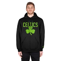 Men's New Era Black Boston Celtics 2024/25 City Edition Pullover Hoodie