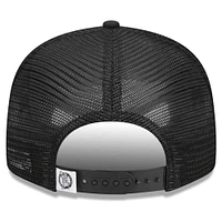 Men's New Era Black Boston Celtics 9FIFTY Snapback Trucker Hat
