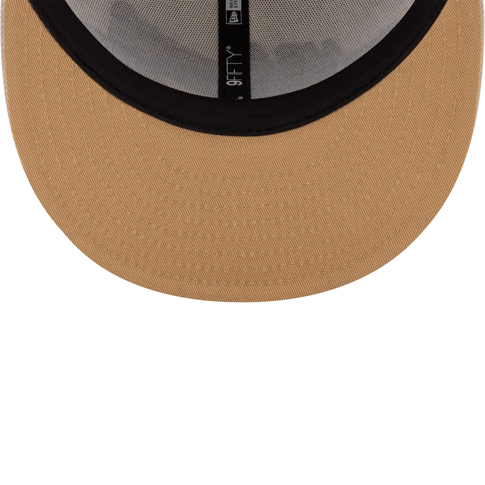 Men's New Era Cream Boston Celtics 2024 NBA Finals Champions Locker Room 9FIFTY Snapback Hat