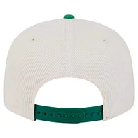 Men's New Era Cream Boston Celtics Two-Tone 9FIFTY Snapback Hat
