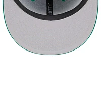 Men's New Era Kelly Green/Black Boston Celtics Gameday Wordmark 59FIFTY Fitted Hat