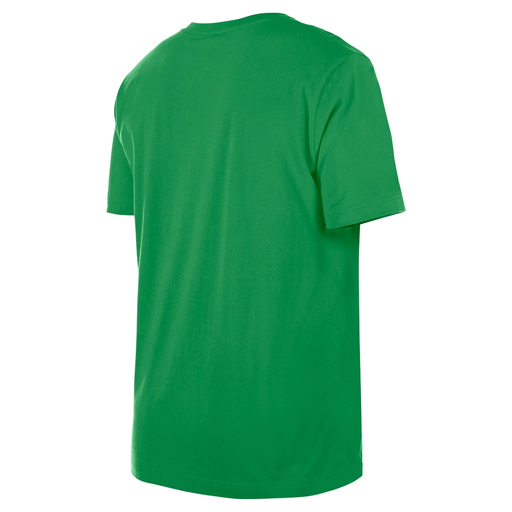 Men's New Era Kelly Green Boston Celtics Enzyme Wash Oversized T-Shirt