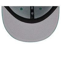 Men's New Era Kelly Green Boston Celtics  Rally Drive Side Patch 59FIFTY Fitted Hat