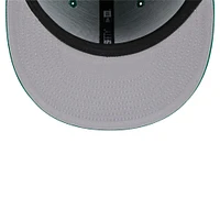Men's New Era Kelly Green Boston Celtics Throwback Pennant 59FIFTY Fitted Hat