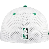 Men's New Era White/Kelly Green Boston Celtics Throwback 2Tone 59FIFTY Fitted Hat