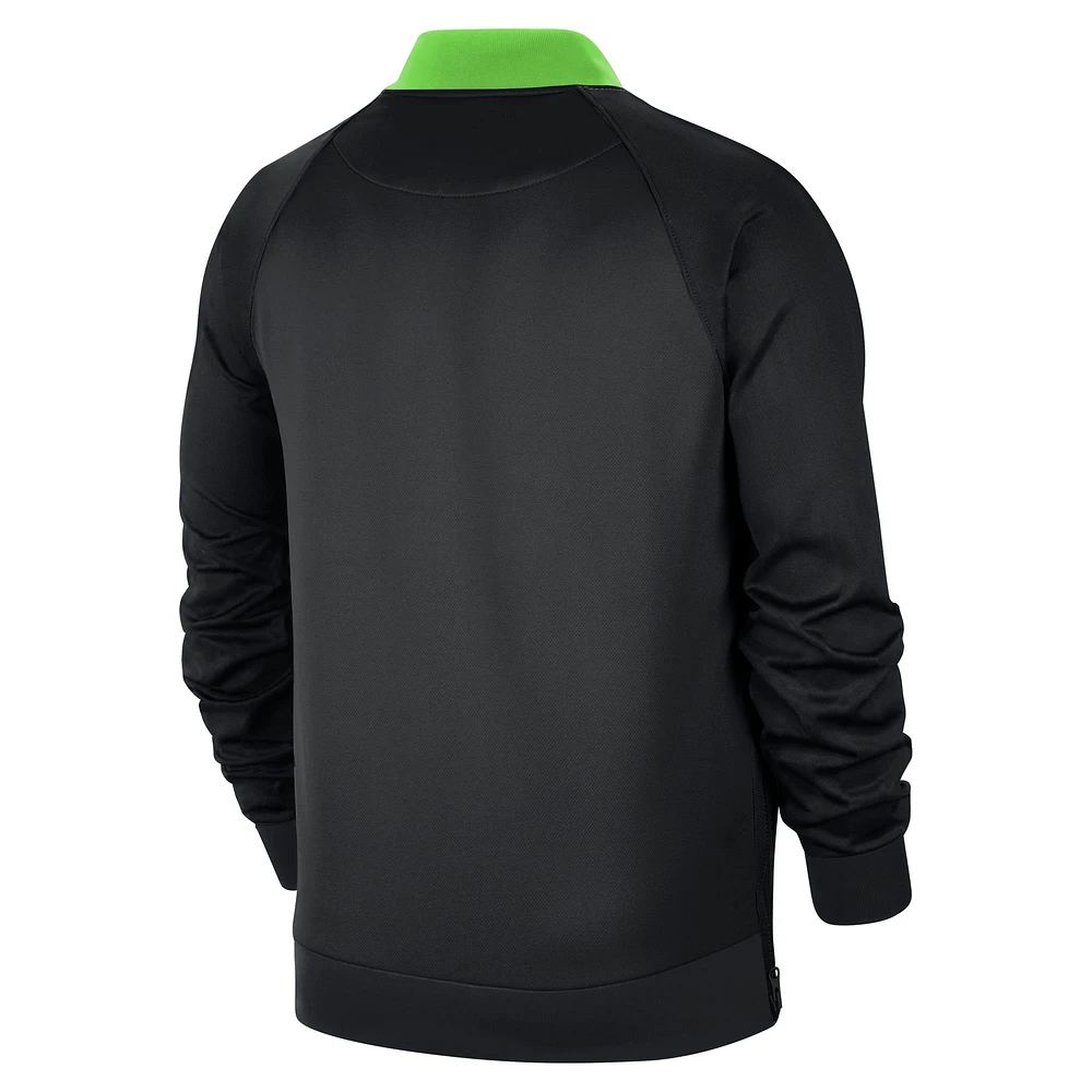 Men's Nike Black Boston Celtics 2024/25 City Edition Authentic Showtime Performance Full-Zip Jacket