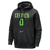 Men's Nike Jayson Tatum Black Boston Celtics 2024/25 City Edition Name & Number Pullover Hoodie