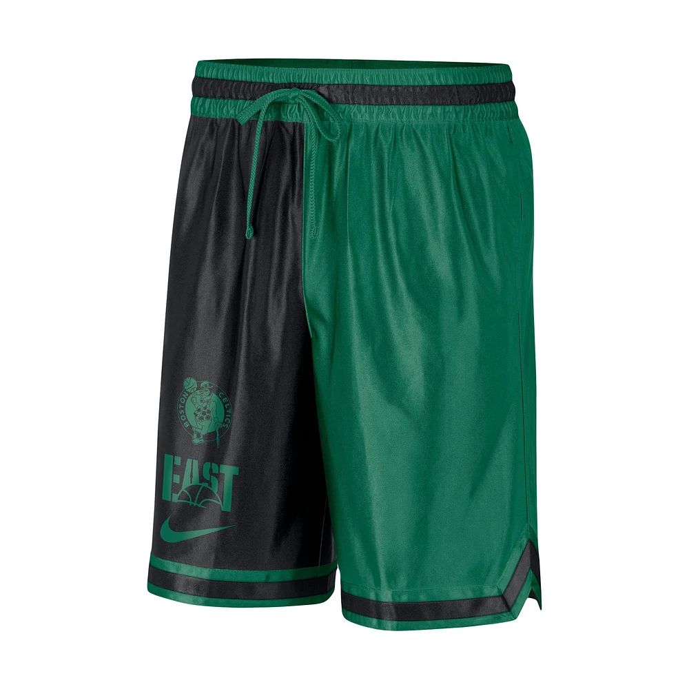 Men's Nike Kelly Green/Black Boston Celtics Courtside Versus Force Split DNA Performance Shorts