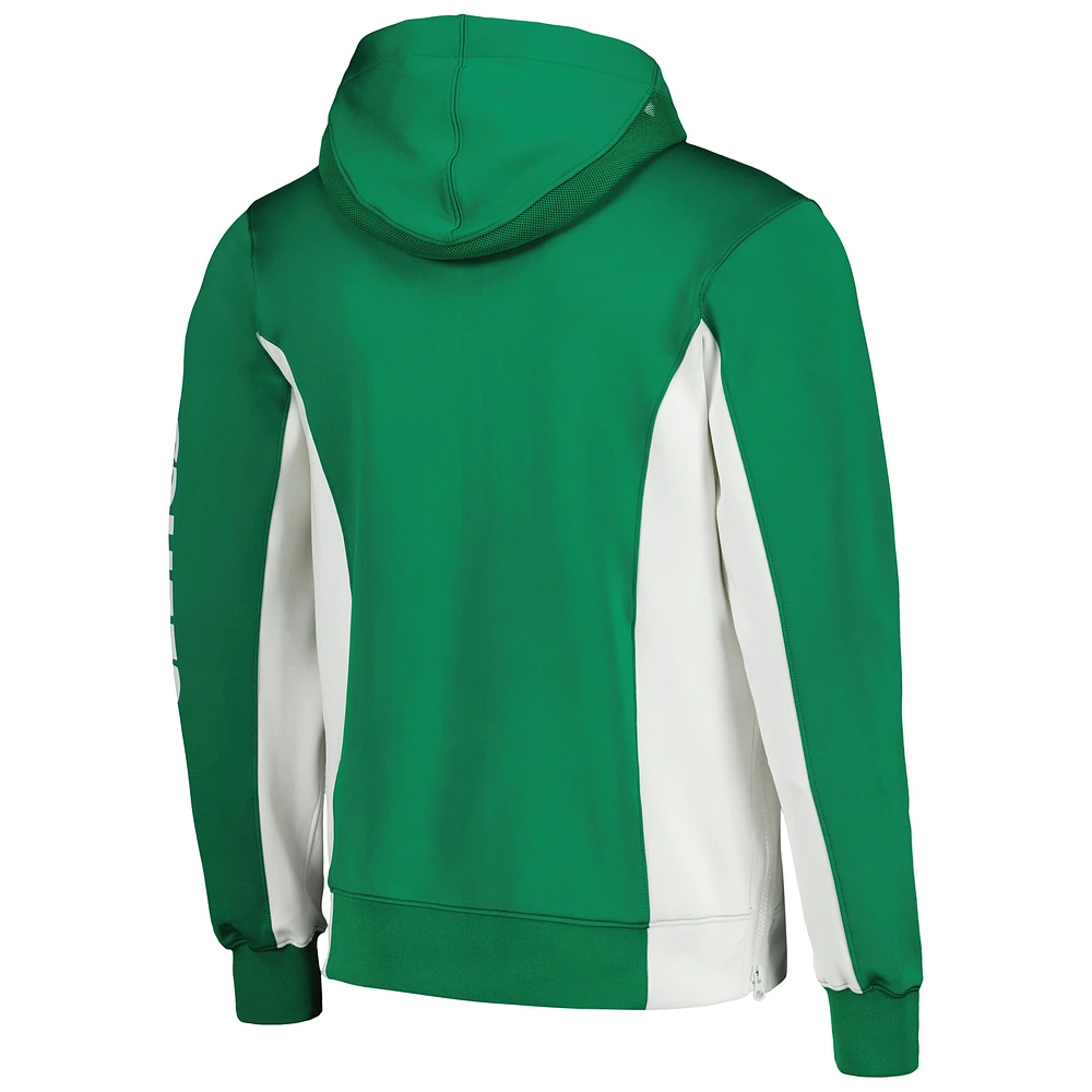 Men's Nike Kelly Green Boston Celtics 2023/24 Authentic Showtime Full-Zip Hoodie
