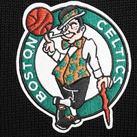 Men's Pro Standard Black Boston Celtics Crewneck Pullover Sweater & Cuffed Knit Hat Box Gift Set