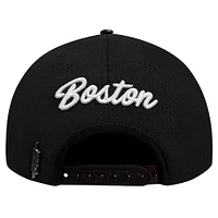 Men's Pro Standard Black Boston Celtics Paint the City Pinch Front Snapback Hat