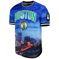 Men's Pro Standard Boston Celtics Cityscape Stacked Logo T-Shirt