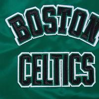 Men's Pro Standard Kelly Green Boston Celtics Sublimated Satin Full-Snap Jacket