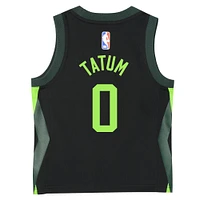 Preschool Nike Jayson Tatum Black Boston Celtics 2024/25 Swingman Player Jersey - City Edition