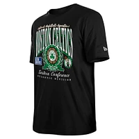 Unisex New Era  Black Boston Celtics Oversized Essentials Boxy T-Shirt