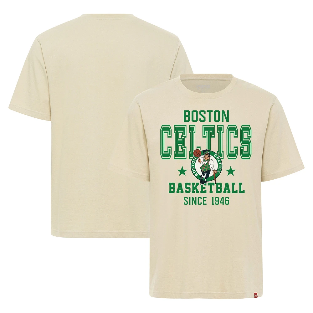 Unisex Sportiqe Cream Boston Celtics Duke Premium T-Shirt