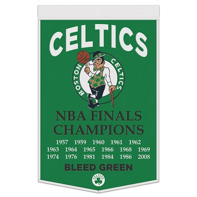 Bannière de championnat WinCraft Boston Celtics 24" x 38"