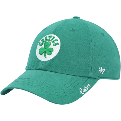 Casquette réglable avec logo Miata Clean Up des Boston Celtics '47 Kelly Green pour femme
