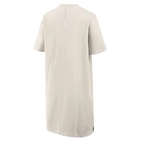 Women's Fanatics  Cream Boston Celtics Elements Go Tri-Blend T-Shirt Dress
