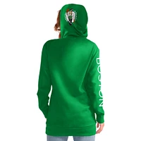 Women's G-III 4Her by Carl Banks Kelly Green Boston Celtics Base Coach Pullover Hoodie