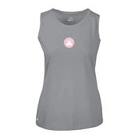 Women's Levelwear  Gray Boston Celtics Mother's Day Macy Core Logo Tank Top