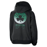 Women's Nike Black Boston Celtics Courtside Standard Issue Performance Pullover Hoodie