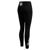 Women's Pro Standard Black Boston Celtics Paint the City Tri-Blend Jersey Leggings