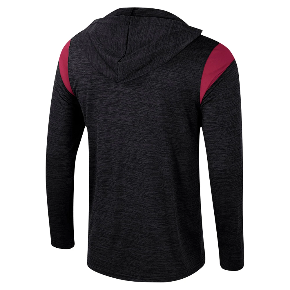 Coupe-vent à demi-zip Colosseum Maroon Boston College Eagles Dozer pour homme