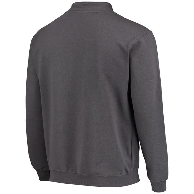 Colosseum Charcoal Boston College Eagles Tortugas Logo Veste à enfiler quart de zip pour homme