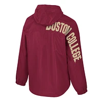 Men's Colosseum  Maroon Boston College Eagles Reloaded Anorak Half-Zip Jacket